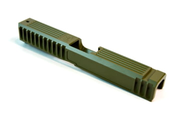 Image of Gun Cuts Bulldog Slide for Glock 17, No Optic Cut, Noveske Bazooka Green, GC-G17-BUL-NBG-NO