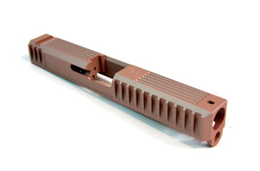 Image of Gun Cuts Bulldog Slide for Glock 17, No Optic Cut, Rose Gold, GC-G17-BUL-RGO-NO