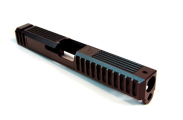 Image of Gun Cuts Bulldog Slide for Glock 17, Optic Cut, Black Cherry Bomb, GC-G17-BUL-BCB-RMR