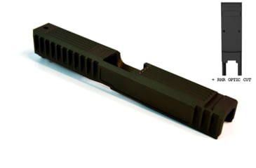 Image of Gun Cuts Bulldog Slide for Glock 17, Optic Cut, Midnight Bronze, GC-G17-BUL-MBR-RMR