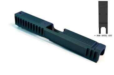 Image of Gun Cuts Bulldog Slide for Glock 17, Optic Cut, Northern Lights, GC-G17-BUL-NLI-RMR