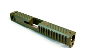 Image of Gun Cuts Bulldog Slide for Glock 17, Optic Cut, Noveske Bazooka Green, GC-G17-BUL-NBG-RMR