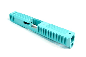Image of Gun Cuts Bulldog Slide for Glock 17, Optic Cut, Robbins Egg Blue, GC-G17-BUL-REB-RMR