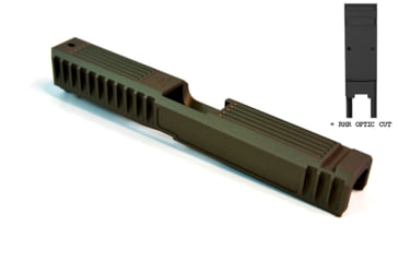 Image of Gun Cuts Bulldog Slide for Glock 17, Optic Cut, Smoked Bronze, GC-G17-BUL-SBR-RMR