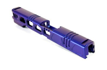 Image of Gun Cuts Cyberpunk for Sig Sauer P320 Full Size/M17, No Optic Cut, Arctic Laser Blue, GC-P320F-CYB-ALS-NO