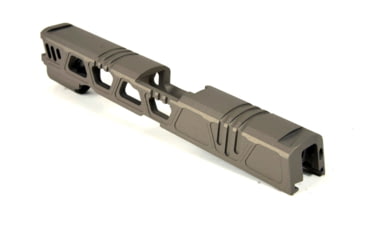Image of Gun Cuts Cyberpunk for Sig Sauer P320 Full Size/M17, No Optic Cut, Burnt Bronze, GC-P320F-CYB-BBR-NO