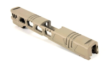Image of Gun Cuts Cyberpunk for Sig Sauer P320 Full Size/M17, No Optic Cut, Desert Sand, GC-P320F-CYB-DSA-NO