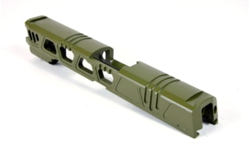 Image of Gun Cuts Cyberpunk for Sig Sauer P320 Full Size/M17, No Optic Cut, Noveske Bazooka Green, GC-P320F-CYB-NBG-NO