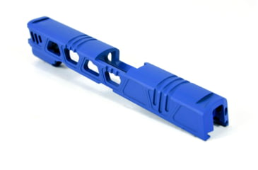 Image of Gun Cuts Cyberpunk for Sig Sauer P320 Full Size/M17, No Optic Cut, NRA Blue, GC-P320F-CYB-NBL-NO
