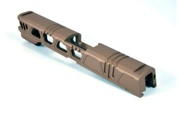 Image of Gun Cuts Cyberpunk for Sig Sauer P320 Full Size/M17, No Optic Cut, Smoked Bronze, GC-P320F-CYB-SBR-NO