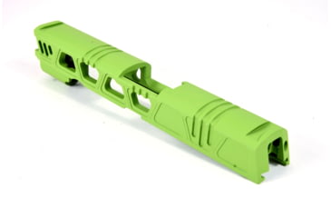 Image of Gun Cuts Cyberpunk for Sig Sauer P320 Full Size/M17, No Optic Cut, Zombie Green, GC-P320F-CYB-ZGR-NO