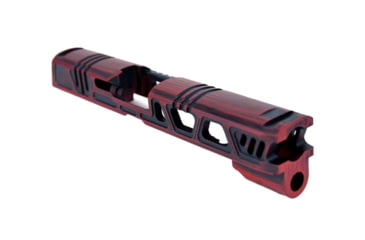 Image of Gun Cuts Cyberpunk for Sig Sauer P320 Full Size/M17, Optic Cut, Battleworn USMC Red, GC-P320F-CYB-UREBW-RMR