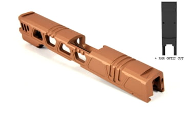 Image of Gun Cuts Cyberpunk for Sig Sauer P320 Full Size/M17, Optic Cut, Copper, GC-P320F-CYB-COP-RMR