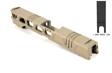 Image of Gun Cuts Cyberpunk for Sig Sauer P320 Full Size/M17, Optic Cut, Desert Sand, GC-P320F-CYB-DSA-RMR