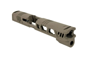 Image of Gun Cuts Cyberpunk for Sig Sauer P320 Full Size/M17, Optic Cut, Flat Dark Earth, GC-P320F-CYB-FDE-RMR