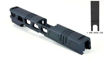 Image of Gun Cuts Cyberpunk for Sig Sauer P320 Full Size/M17, Optic Cut, Sniper Gray, GC-P320F-CYB-SGR-RMR