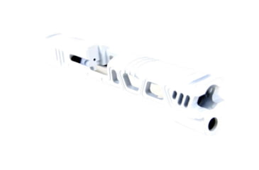 Image of Gun Cuts Cyberpunk for Sig Sauer P320 Full Size/M17, Optic Cut, Stormtooper White, GC-P320F-CYB-SWH-RMR