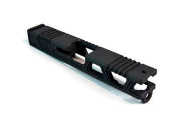Image of Gun Cuts Cyberpunk Slide for Glock 19, Optic Cut, Sniper Gray, GC-G19-CYB-SGR-RMR