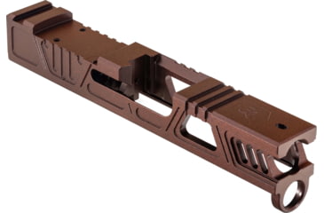 Image of Gun Cuts Cyberpunk Slide for Glock 43/43X, Optic Cut, Black Cherry Bomb, GC-G43-CYB-BCB-RMR