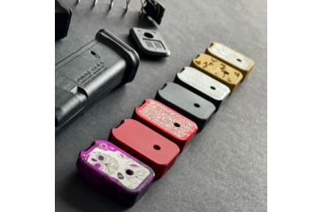 Image of Gun Cuts Glock OEM Fatty Aluminum Baseplate, 0RD, Gold, GC-GLK-BP -GOL