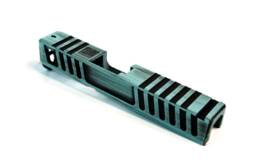 Image of Gun Cuts Juggernaut Slide for Glock 26, No Optic Cut, Battleworn Robbins Egg Blue, GC-G26-JUG-REBBW-NO