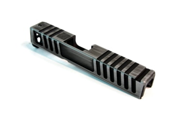 Image of Gun Cuts Juggernaut Slide for Glock 26, No Optic Cut, Battleworn Silver, GC-G26-JUG-CSIBW-NO