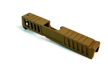 Image of Gun Cuts Juggernaut Slide for Glock 26, No Optic Cut, Coyote Tan, GC-G26-JUG-CTA-NO