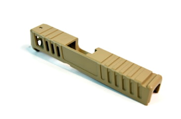 Image of Gun Cuts Juggernaut Slide for Glock 26, No Optic Cut, Desert Sand, GC-G26-JUG-DSA-NO