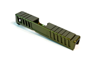 Image of Gun Cuts Juggernaut Slide for Glock 26, No Optic Cut, Leprechaun Gold, GC-G26-JUG-LGO-NO