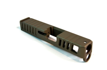 Image of Gun Cuts Juggernaut Slide for Glock 26, No Optic Cut, Smoked Bronze, GC-G26-JUG-SBR-NO