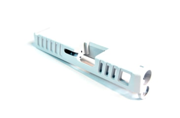Image of Gun Cuts Juggernaut Slide for Glock 26, No Optic Cut, Stormtooper White, GC-G26-JUG-SWH-NO