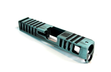 Image of Gun Cuts Juggernaut Slide for Glock 26, Optic Cut, Battleworn Robbins Egg Blue, GC-G26-JUG-REBBW-RMR