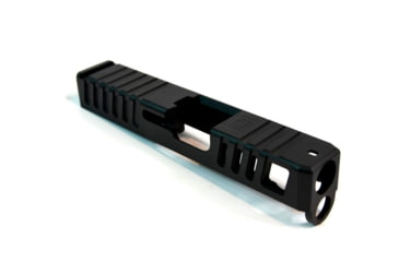 Image of Gun Cuts Juggernaut Slide for Glock 26, Optic Cut, Graphite Black, GC-G26-JUG-GBL-RMR