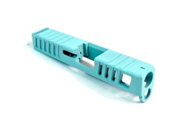 Image of Gun Cuts Juggernaut Slide for Glock 26, Optic Cut, Robbins Egg Blue, GC-G26-JUG-REB-RMR