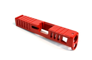 Image of Gun Cuts Juggernaut Slide for Glock 26, Optic Cut, USMC Red, GC-G26-JUG-URE-RMR