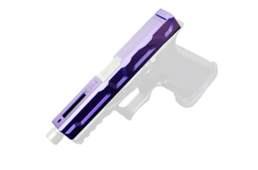 Image of Gun Cuts Roswell Slide for Glock 19 Gen 3, No Optic Cut, Royal Purple, GC-G19-ROS-RPR-NO