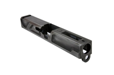 Image of Gun Cuts Roswell Slide for Glock 19, No Optic Cut, Battleworn Silver, GC-G19-ROS-CSIBW-NO