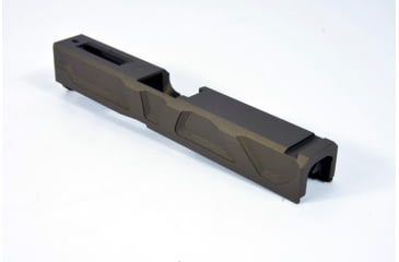 Image of Gun Cuts Roswell Slide for Glock 19, No Optic Cut, Burnt Bronze, GC-G19-ROS-BBR-NO