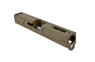 Image of Gun Cuts Roswell Slide for Glock 19, No Optic Cut, Coyote Tan, GC-G19-ROS-CTA-NO