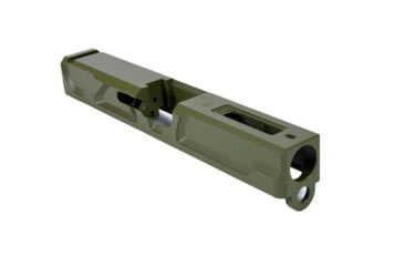 Image of Gun Cuts Roswell Slide for Glock 19, No Optic Cut, Noveske Bazooka Green, GC-G19-ROS-NBG-NO