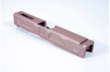 Image of Gun Cuts Roswell Slide for Glock 19, No Optic Cut, Rose Gold, GC-G19-ROS-RGO-NO