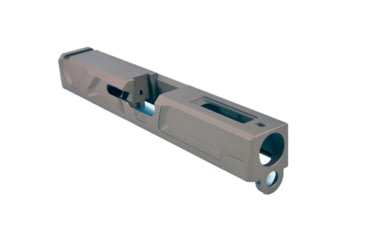 Image of Gun Cuts Roswell Slide for Glock 19, No Optic Cut, Smoked Bronze, GC-G19-ROS-SBR-NO