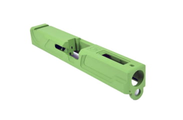 Image of Gun Cuts Roswell Slide for Glock 19, No Optic Cut, Zombie Green, GC-G19-ROS-ZGR-NO