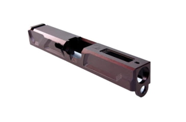 Image of Gun Cuts Roswell Slide for Glock 19, Optic Cut, Black Cherry Bomb, GC-G19-ROS-BCB-RMR