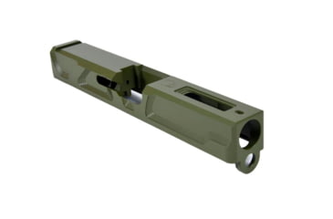Image of Gun Cuts Roswell Slide for Glock 19, Optic Cut, Noveske Bazooka Green, GC-G19-ROS-NBG-RMR