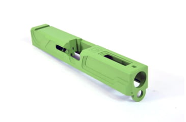 Image of Gun Cuts Roswell Slide for Glock 19, Optic Cut, Zombie Green, GC-G19-ROS-ZGR-RMR