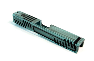 Image of Gun Cuts Shift Slide for Glock 19, No Optic Cut, Battleworn Robbins Egg Blue, GC-G19-SHF-REBBW-NO