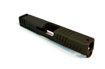 Image of Gun Cuts Shift Slide for Glock 19, No Optic Cut, Midnight Bronze, GC-G19-SHF-MBR-NO