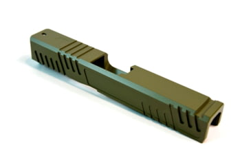 Image of Gun Cuts Shift Slide for Glock 19, No Optic Cut, Noveske Bazooka Green, GC-G19-SHF-NBG-NO