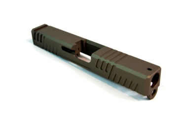 Image of Gun Cuts Shift Slide for Glock 19, No Optic Cut, Smoked Bronze, GC-G19-SHF-SBR-NO